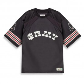 футболна,фланелка,мъжки,тениски,grimey,lone,hand,mesh,football,short,sleeve,t,shirt,black