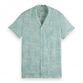 риза,с,къс,ръкав,мъжки,ризи,scotch,&,soda,180032,aop,regular,fit,short,sleeve,shirt,luna,ditsy,green,(green)