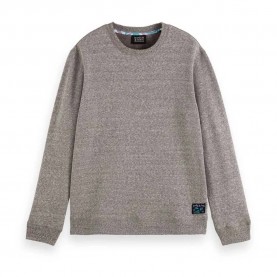блуза,мъжки,пуловери,scotch,&,soda,180068,regular,fit,sweatshirt,washed,black,melange,(grey)