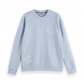 блуза,мъжки,пуловери,scotch,&,soda,180077,relaxed,fit,sweatshirt,blue