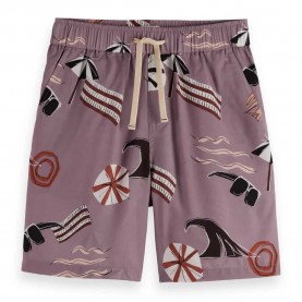 къси,панталони,мъжки,панталони,scotch,&,soda,fave,relaxed,fit,shorts,purple,(cutout,beach,brown)