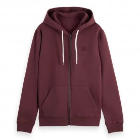 блуза,мъжки,пуловери,scotch,&,soda,logo,badge,full,zip,sweatshirt,red