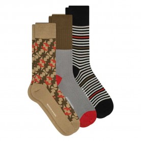 чорапи,мъжки,чорапи,scotch,&,soda,ss123277,crew,socks,3,pairs,medium,beige,(multicolor)