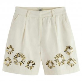 къси,панталони,дамски,панталони,scotch,&,soda,embellished,high,waist,shorts,beige