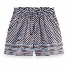 панталони,дамски,панталони,scotch,&,soda,lurex,high,waist,pants,blue