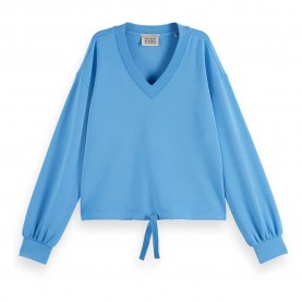 блуза,дамски,блузи,scotch,&,soda,modal,sweatshirt,blue,(aqua,blue)
