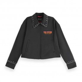 яке,дамски,якета,и,палта,scotch,&,soda,souvenir,jacket,black