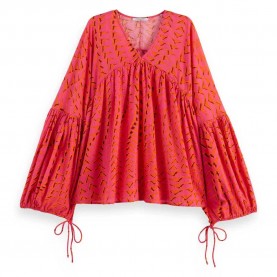 дамски,блузи,дамски,ризи,scotch,&,soda,u9a00640t,blouse,orange