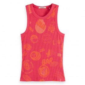 тениска,дамски,тениски,scotch,&,soda,u9a00644t,sleeveless,t,shirt,pink