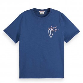 тениска,дамски,тениски,scotch,&,soda,u9a00652t,regular,fit,short,sleeve,t,shirt,blue