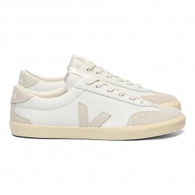 Маратонки Veja Volley Leather trainers - White (White / Natural) маратонки,мъжки,маратонки,дамски,маратонки,veja,volley,leather,trainers,white,(white,natural)