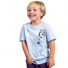 Тениска Bluey Bluey short sleeve T-shirt - Blue (Light Blue) тениска,мъжки,тениски,дамски,тениски,bluey,bluey,short,sleeve,t,shirt,blue,(light,blue)