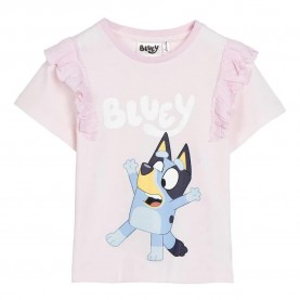 Тениска Bluey Bluey short sleeve T-shirt - Pink (Light Pink) тениска,мъжки,тениски,дамски,тениски,bluey,bluey,short,sleeve,t,shirt,pink,(light,pink)