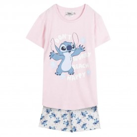 Тениска Stitch Stitch Short sleeve pyjama T-shirt - Pink (Pink) тениска,детски,пижами,stitch,stitch,short,sleeve,pyjama,t,shirt,pink,(pink)