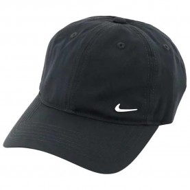 Юношеска шапка Nike Dri-Fit Metal Swoosh Club junior cap - Black (Black) юношеска,шапка,всички,шапки,nike,dri,fit metal swoosh club,junior,cap,black,(black)