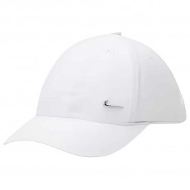 Юношеска шапка Nike Dri-Fit Metal Swoosh Club junior cap - White (White) юношеска,шапка,всички,шапки,nike,dri,fit metal swoosh club,junior,cap,white,(white)