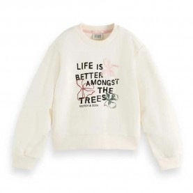 блуза,детски,блузи,scotch,&,soda,179339,relaxed,fit,sweatshirt,beige
