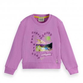 блуза,детски,блузи,scotch,&,soda,179345,regular,fit,sweatshirt,iris,pink