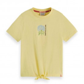 тениска,детски,тениски,scotch,&,soda,179360,t,shirt,yellow,(sorbet,yellow)