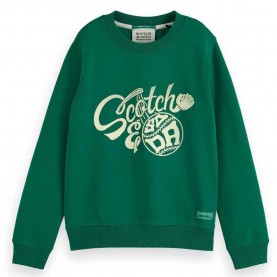 блуза,детски,блузи,scotch,&,soda,179472,regular,fit,sweatshirt,green