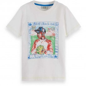 тениска,детски,тениски,scotch,&,soda,180550,regular,fit,short,sleeve,t,shirt,white,(white)