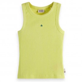 бебешка,тениска,детски,тениски,scotch,&,soda,baby,slim,fit,sleeveless,t,shirt,tennis,ball,yellow,(yellow)