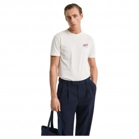 тениска,мъжки,тениски,gant,2003321,short,sleeve,t,shirt,white