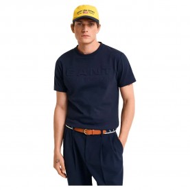 тениска,мъжки,тениски,gant,2003339,short,sleeve,t,shirt,blue