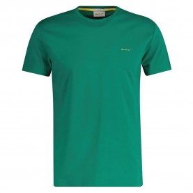 тениска,мъжки,тениски,gant,2013032,short,sleeve,t,shirt,green,(deep,green)