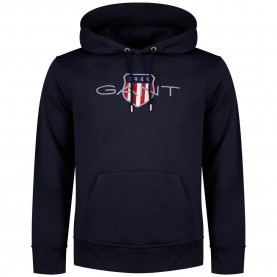 суичър,мъжки,пуловери,gant,2047087,hoodie,blue,(evening,blue)