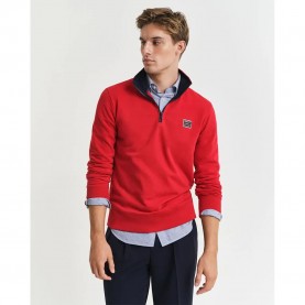 блуза,мъжки,пуловери,gant,2067021,half,zip,sweatshirt,red,(ruby,red)