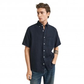 риза,с,къс,ръкав,мъжки,ризи,gant,3240121,short,sleeve,shirt,blue