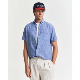 риза,с,къс,ръкав,мъжки,ризи,gant,3250083,short,sleeve,shirt,rich,blue,(blue)