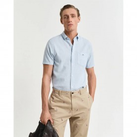 Риза с къс ръкав Gant 3250083 short sleeve shirt - Blue (Fresh Blue) риза,с,къс,ръкав,мъжки,ризи,gant,3250083,short,sleeve,shirt,blue,(fresh,blue)