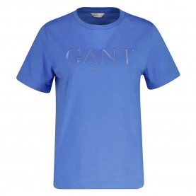 тениска,дамски,тениски,gant,4200502,short,sleeve,t,shirt,blue,(mediterranean,blue)