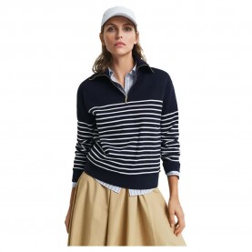 блуза,дамски,блузи,gant,4200588,half,zip,sweatshirt,blue,(evening,blue)