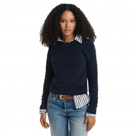 блуза,дамски,пуловери,дамски,плетени,дрехи,gant,4805323,sweater,evening,blue,(blue)
