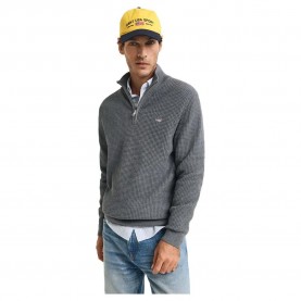 блуза,мъжки,пуловери,gant,8030249,half,zip,sweater,grey