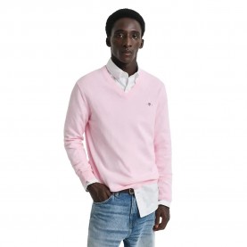 блуза,мъжки,пуловери,gant,8030562,v,neck,sweater,pink