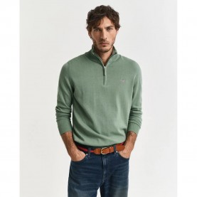 блуза,мъжки,пуловери,gant,8030564,half,zip,sweater,green
