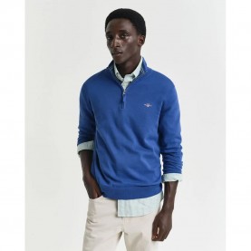 блуза,мъжки,пуловери,gant,8030564,half,zip,sweater,rich,blue,(blue)