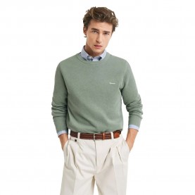 блуза,мъжки,пуловери,gant,8040521,sweater,green,(kalamata,green)