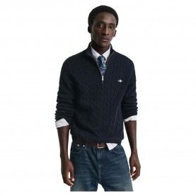 блуза,мъжки,пуловери,gant,8050603,half,zip,sweater,blue