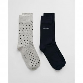 чорапи,мъжки,чорапи,gant,9960260,socks,2,pairs,black,grey,(light,grey,melange)