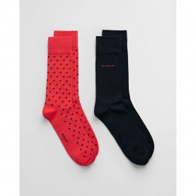 чорапи,мъжки,чорапи,gant,9960260,socks,2,pairs,watermelon,red,(red,black)