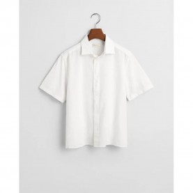 риза,с,къс,ръкав,детски,ризи,gant,930496,short,sleeve,shirt,white