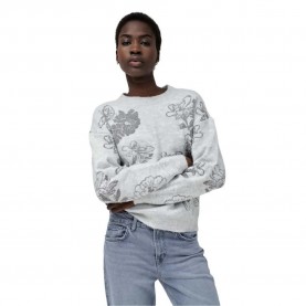 блуза,дамски,пуловери,дамски,плетени,дрехи,salsa,jeans,21009351,regular,fit,sweater,grey
