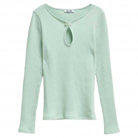 блуза,дамски,пуловери,дамски,плетени,дрехи,salsa,jeans,21010574,slim,fit,sweater,light,green,v2,(green)