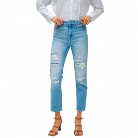 дънки,дамски,панталони,salsa,jeans,true,cropped,slim,fit,jeans,blue