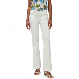 дънки,дамски,панталони,salsa,jeans,wonder,push,up,flare,fit,jeans,white